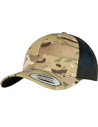 F-6606MC-Retro Trucker Multicam Cap